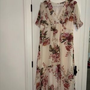 Pregnancy floral dress